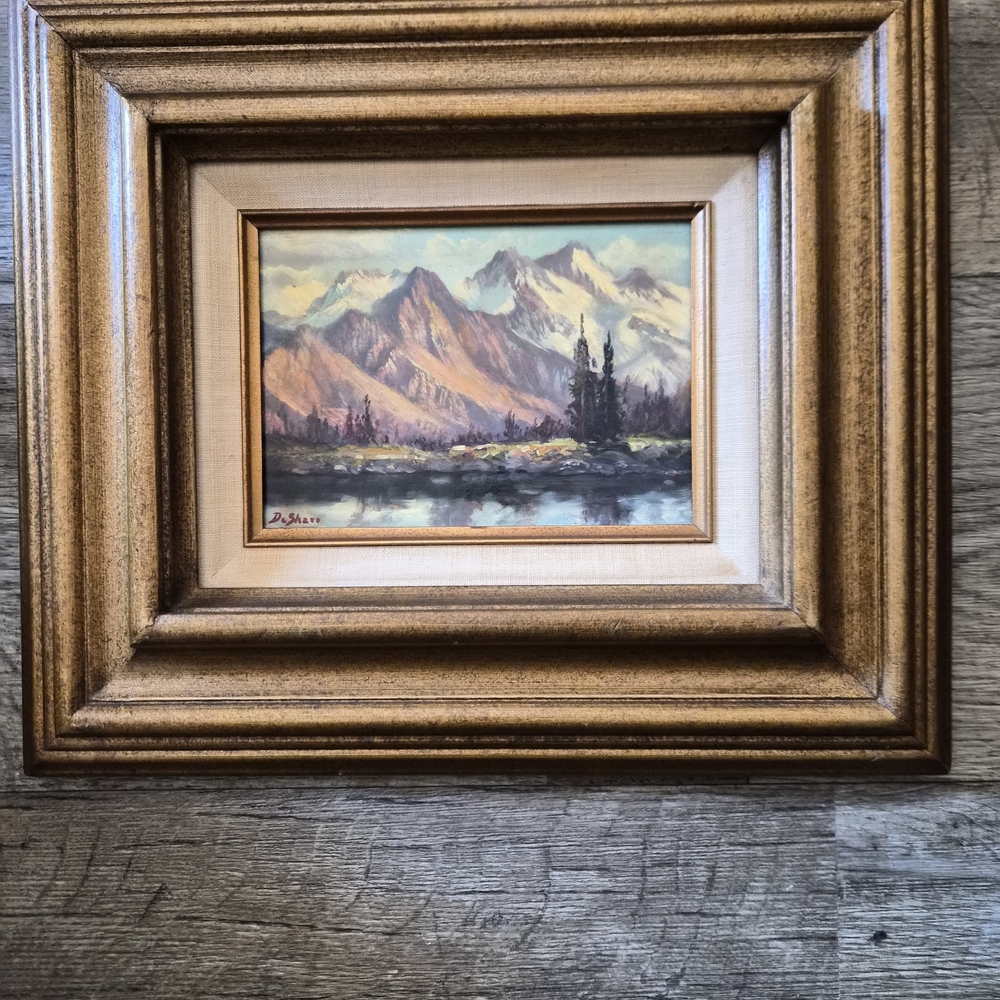 William DeShazo Vintage Original Signed Oil Painting